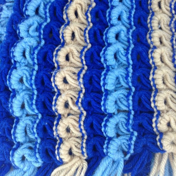 HANDMADE Crochet Afghan Throw/Blanket - Picture 4 of 7